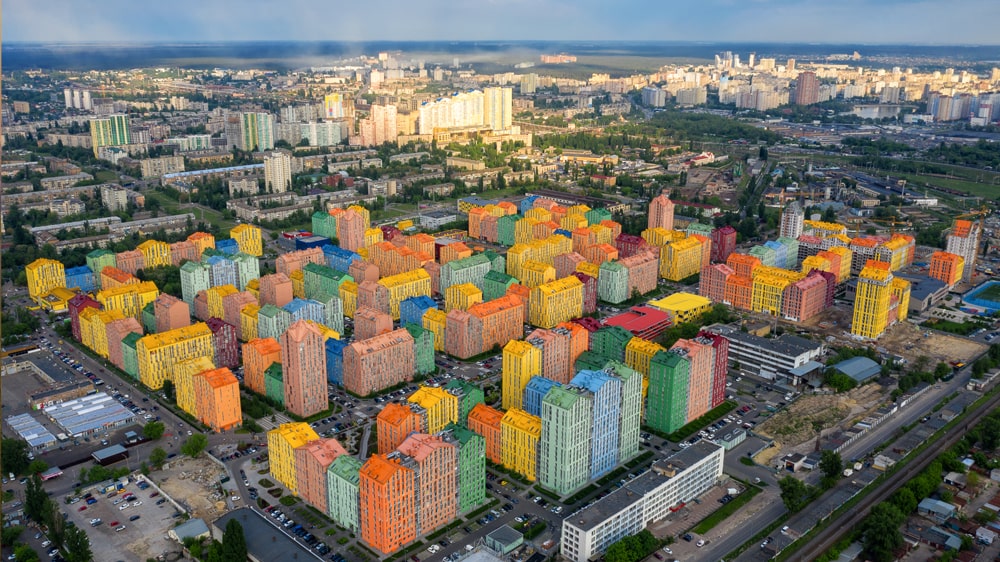  с квадрокоптера (дрона)